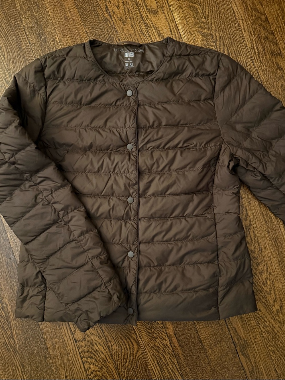 UNIQLO Ultra Light Down Jacket in BROWN - Size XS 🤎